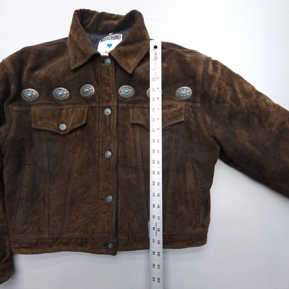 Moschino Vintage Southwestern Fringe Velvet Jacket - Picture 10 of 13